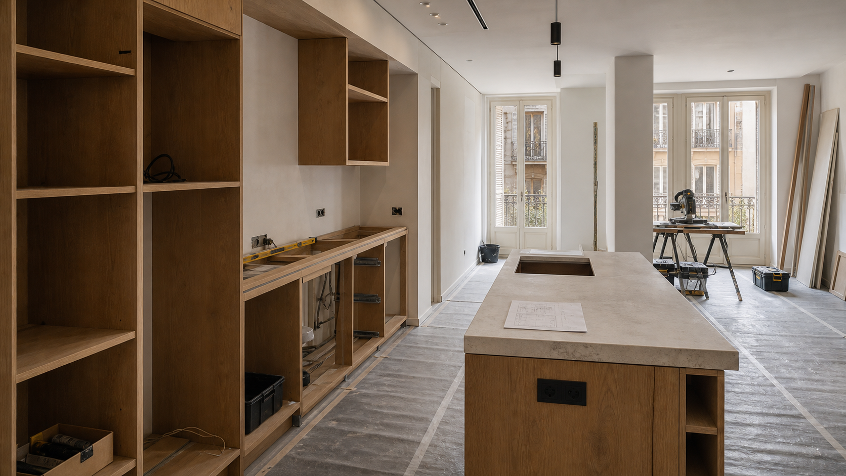 Reforma de cocina — Obra y garantía
