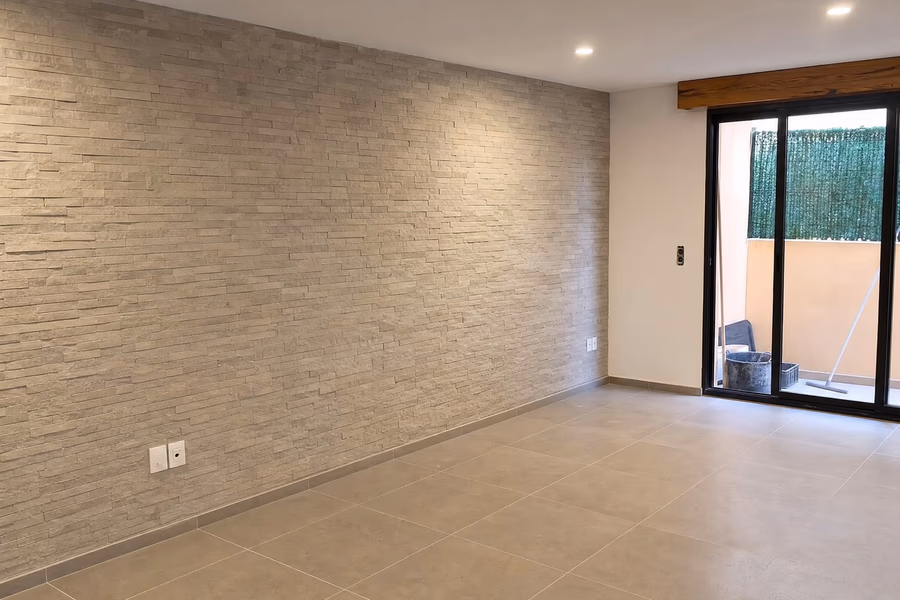 Flooring and wall covering material samples